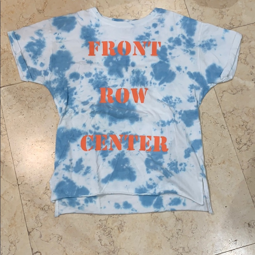Blue+White Forever 21 'FRONT ROW CENTER' T-shirt